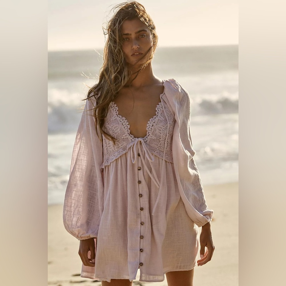 Free People Summer Struttin Mini Dress